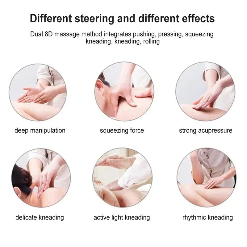 Infrared Heated Neck Back Massager Pillow