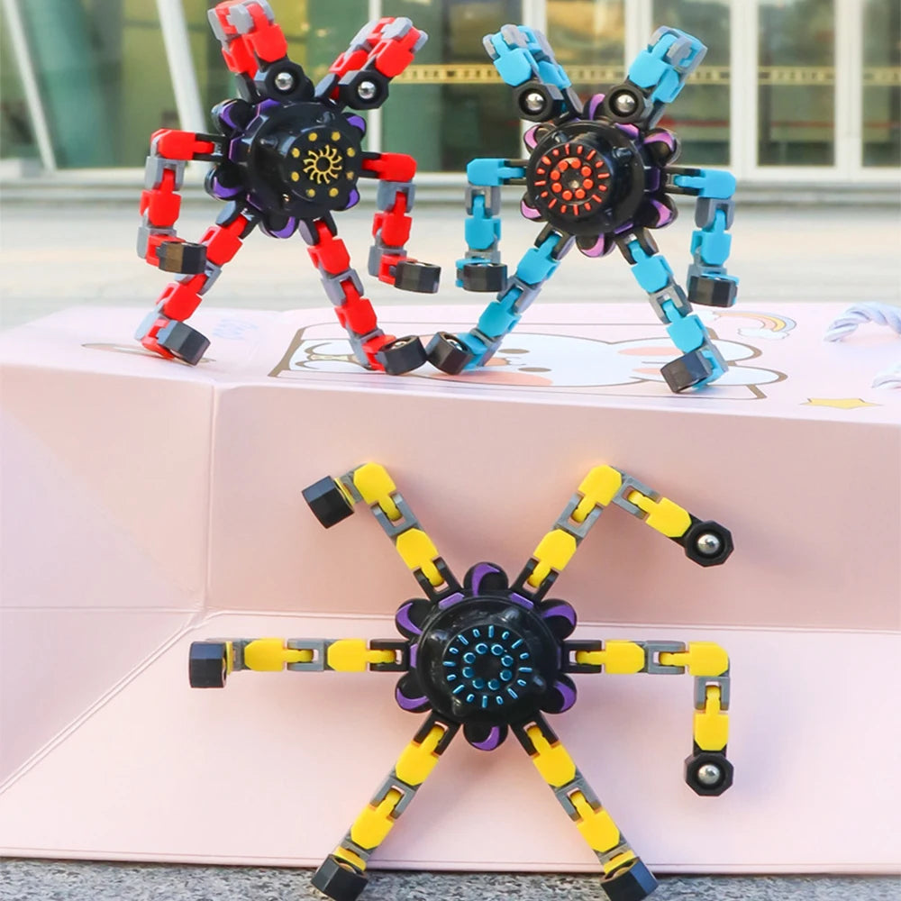 Deformable Fidget Spinner Toy