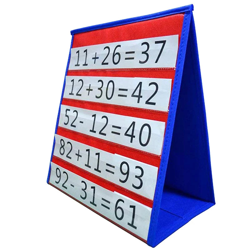 Double Sided Desktop Pocket Chart