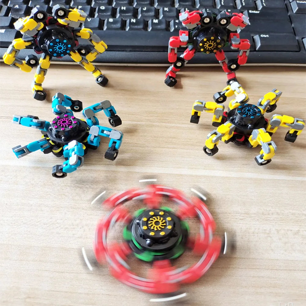 Deformable Fidget Spinner Toy