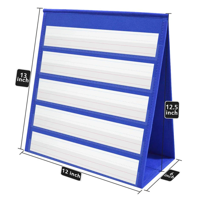 Double Sided Desktop Pocket Chart