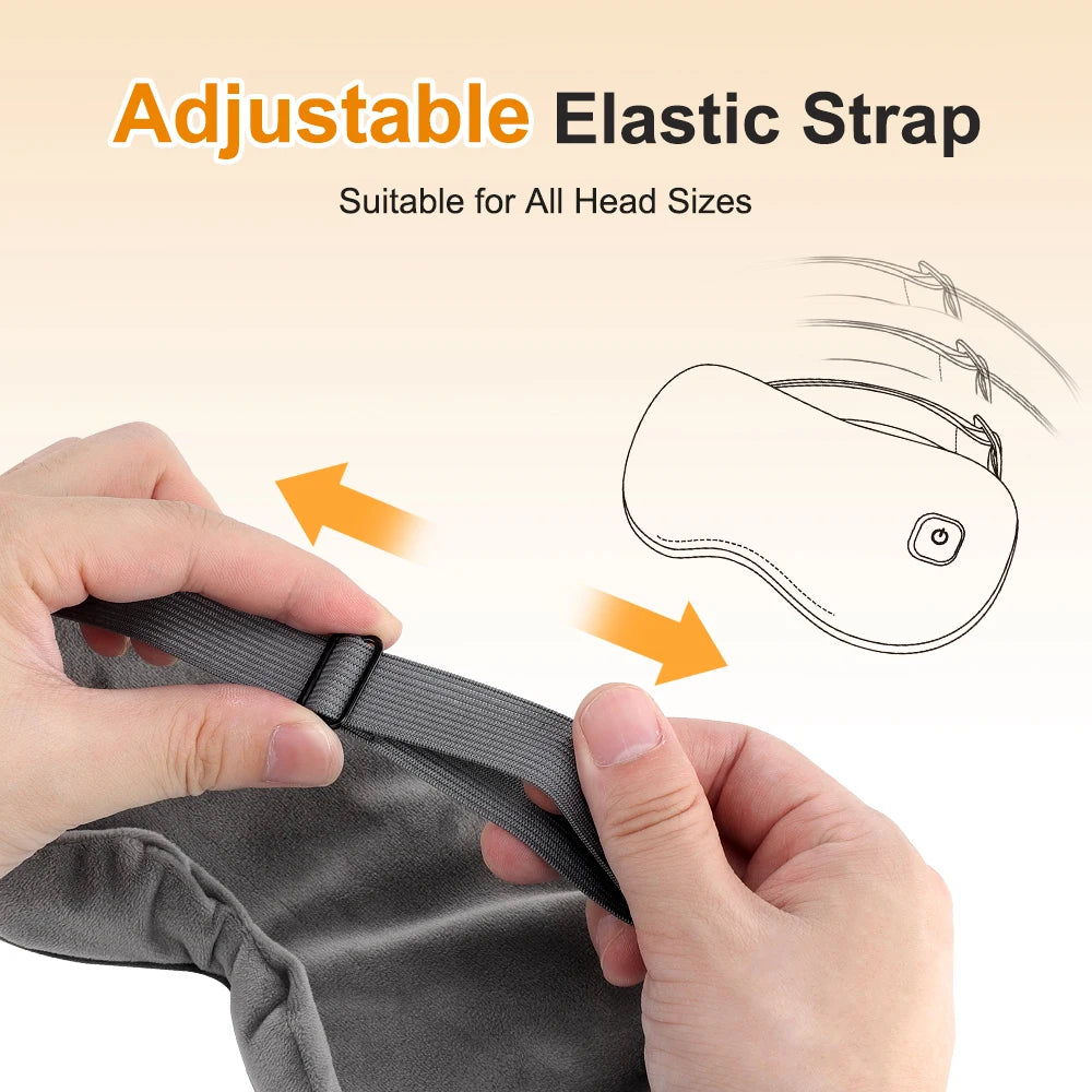 Cordless Heated Eye Massager Vibration Mask