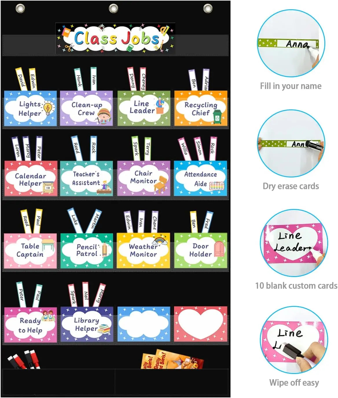 Class Jobs Pocket Chart