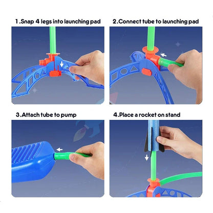 Air Powered Rocket Launcher Toy