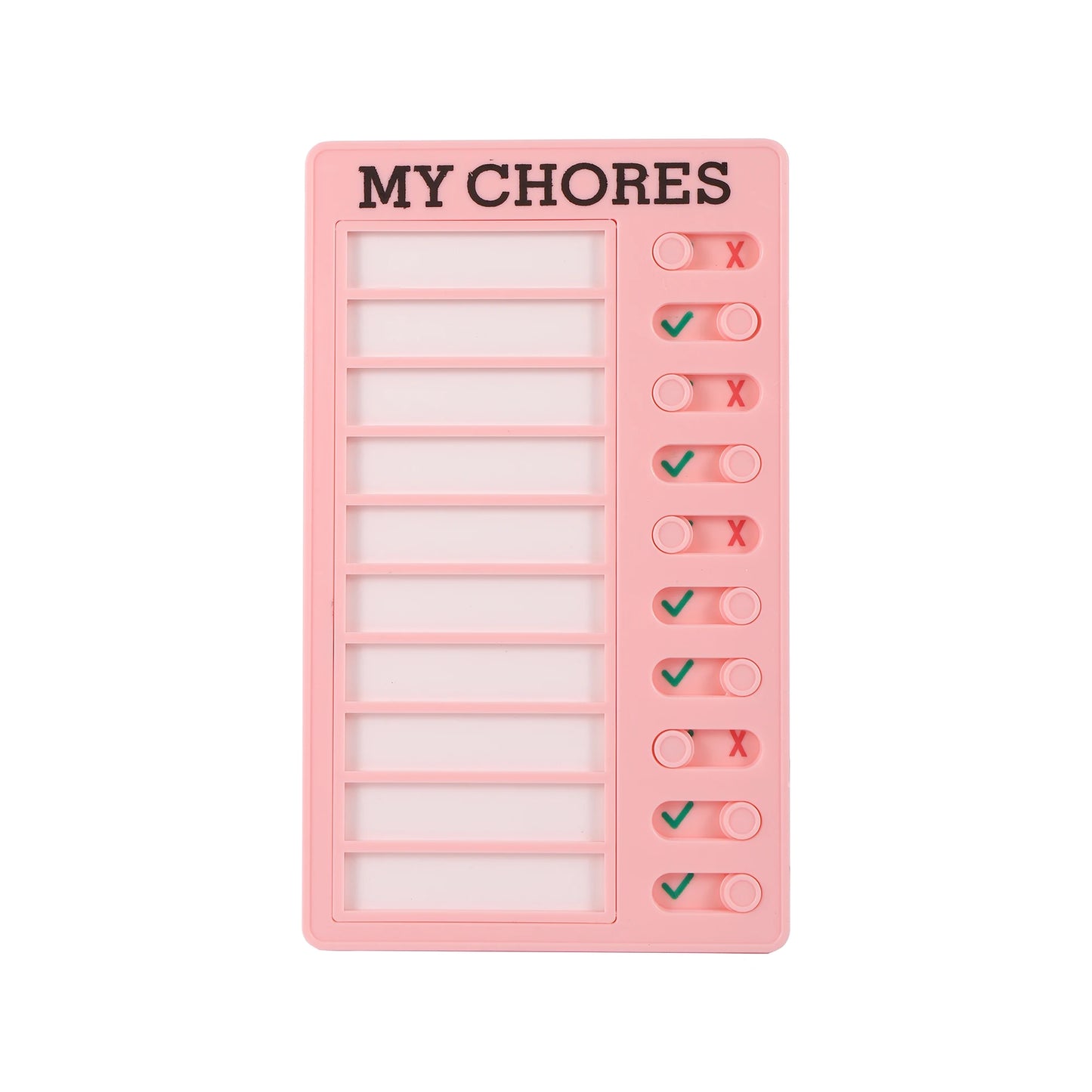 Reusable Chore Checklist Board