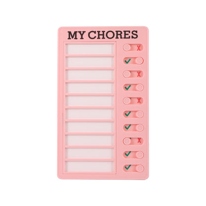 Reusable Chore Checklist Board