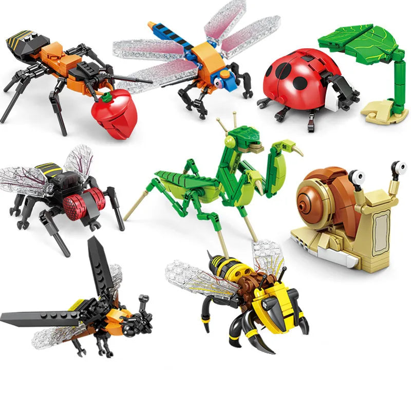 Creative Insect Building Blocks Bee Ant