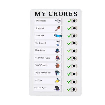 Reusable Chore Chart Memo Pad Daily Planner