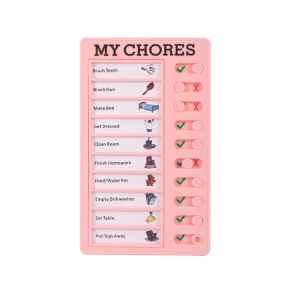 Reusable Chore Checklist Board