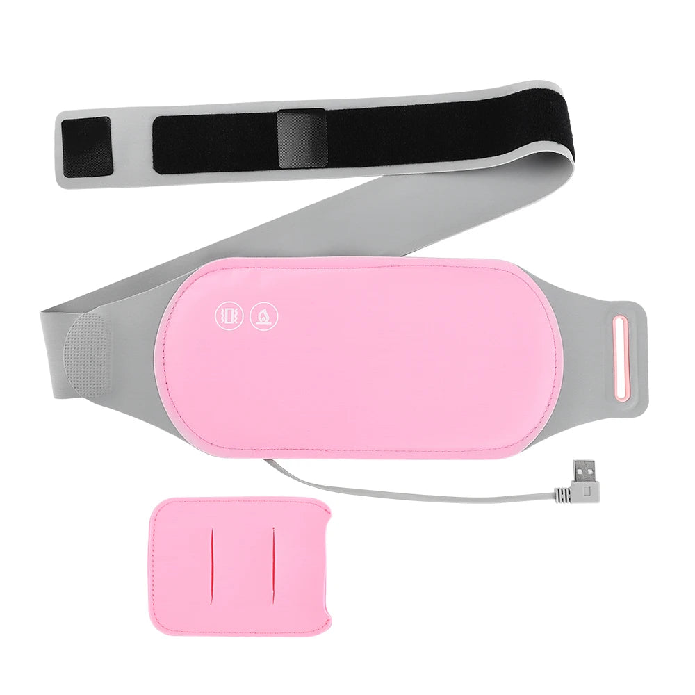 Electric Menstrual Heating Belt Cramp Relief Waist Massager