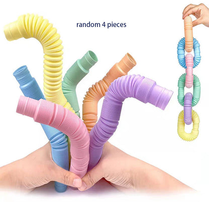 Mini Pop Tube Fidget Toy Set