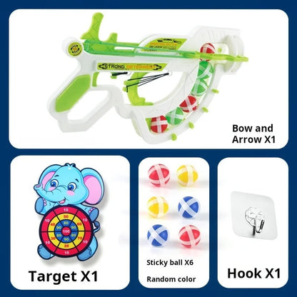 Montessori Sticky Ball Dartboard Slingshot Target