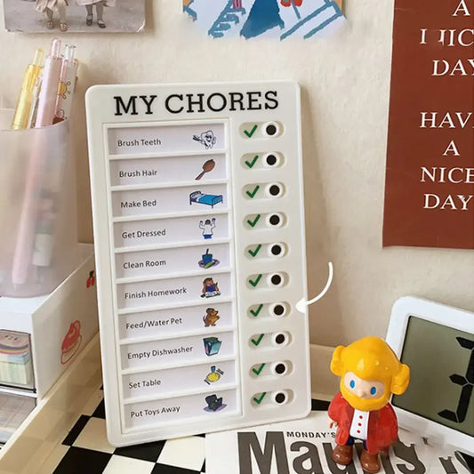 Reusable Chore Chart Memo Pad Daily Planner