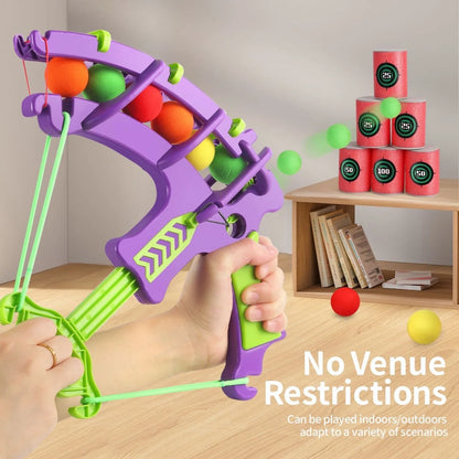 Montessori Sticky Ball Dartboard Slingshot Target