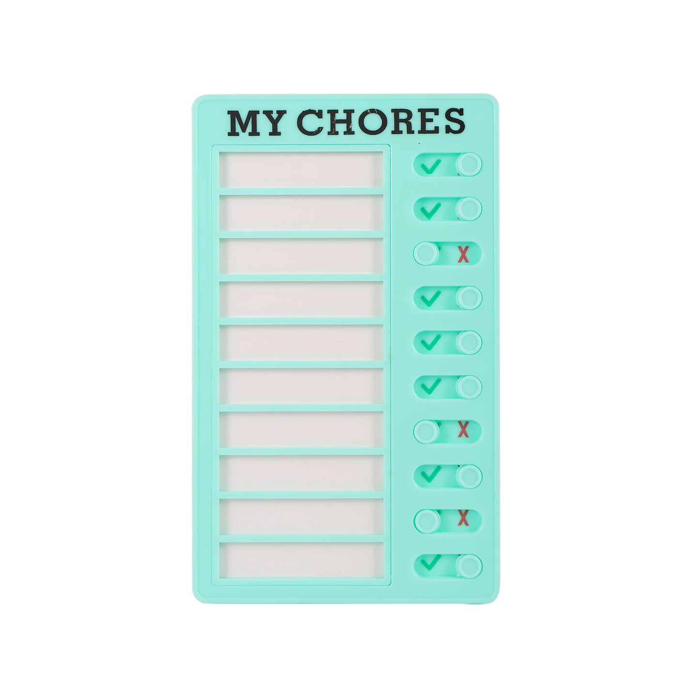 Reusable Chore Checklist Board