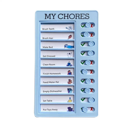 Reusable Chore Chart Memo Pad Daily Planner