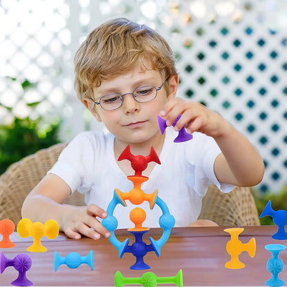 19PCS Suction Cup Building Blocks