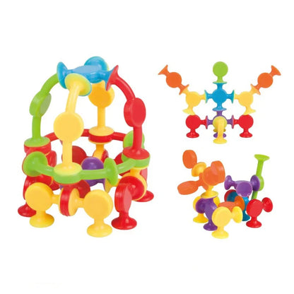 19PCS Suction Cup Building Blocks