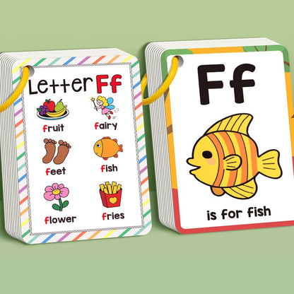 A-Z English Learning Flash Cards
