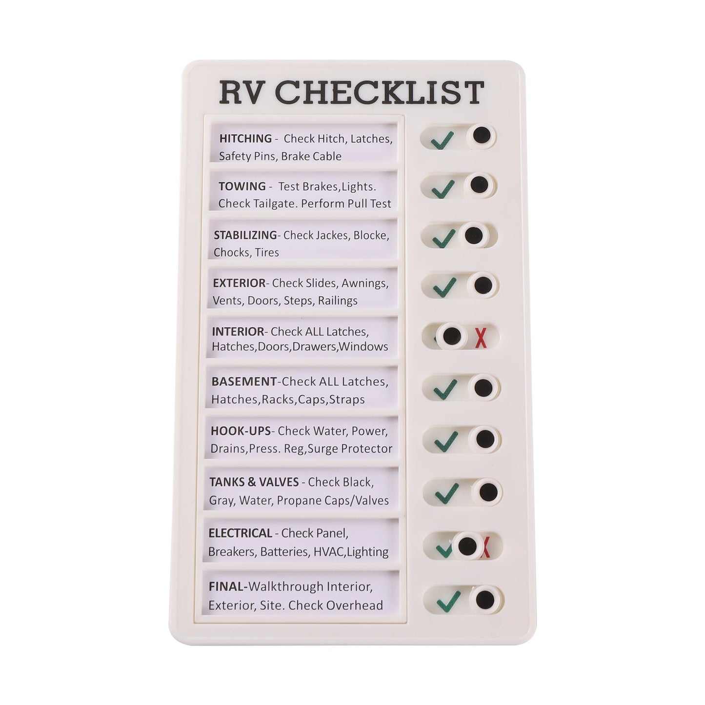Reusable Chore Checklist Board
