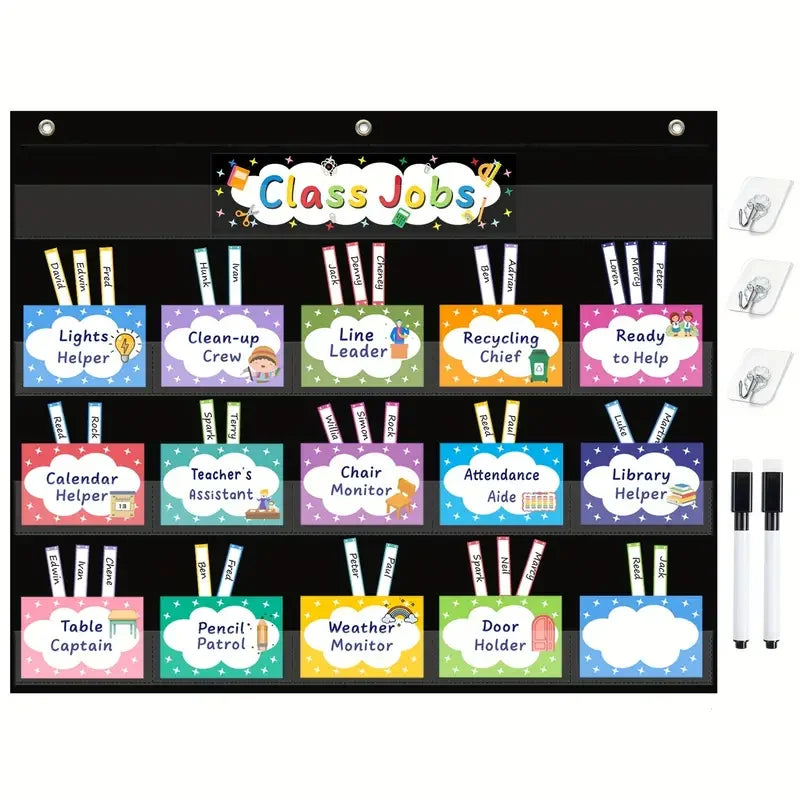 Class Jobs Pocket Chart