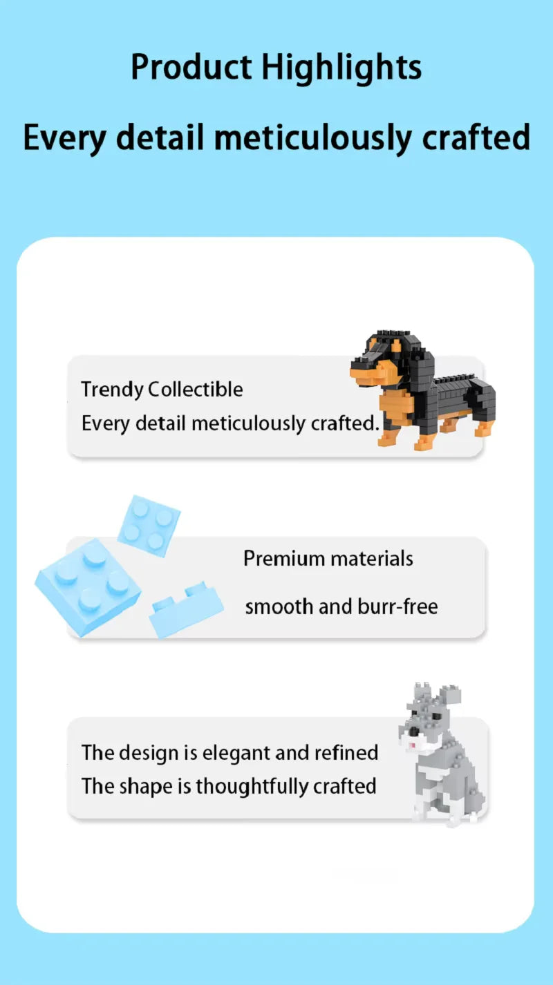 Dog Building Blocks Puzzle