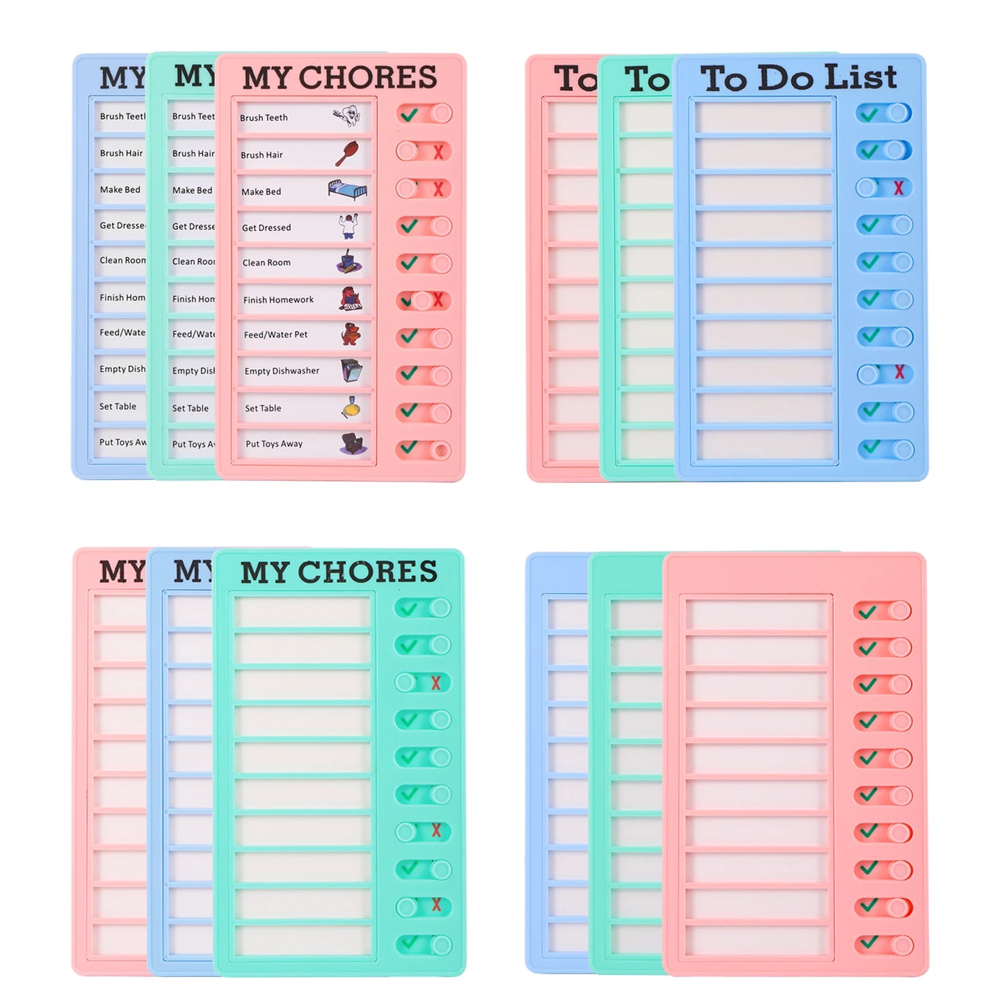 Reusable Chore Checklist Board