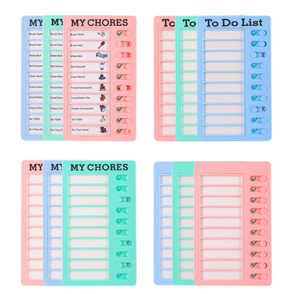 Reusable Chore Checklist Board