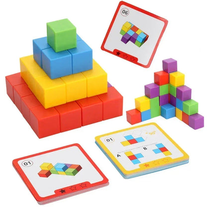 Rainbow Logic Stacking Blocks