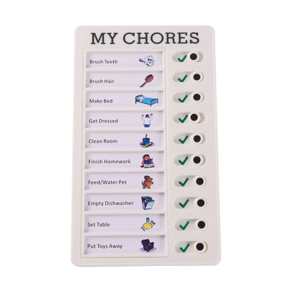 Reusable Chore Checklist Board