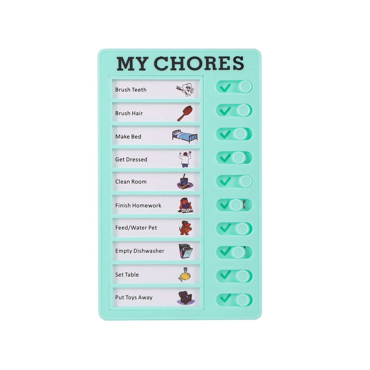 Reusable Chore Checklist Board