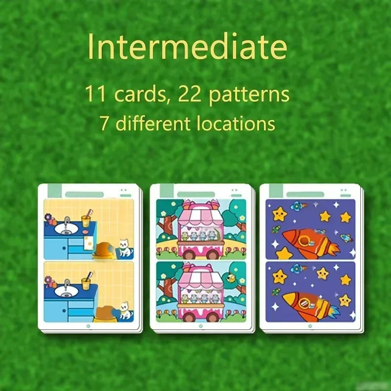 Reusable Spot Difference Activity Book