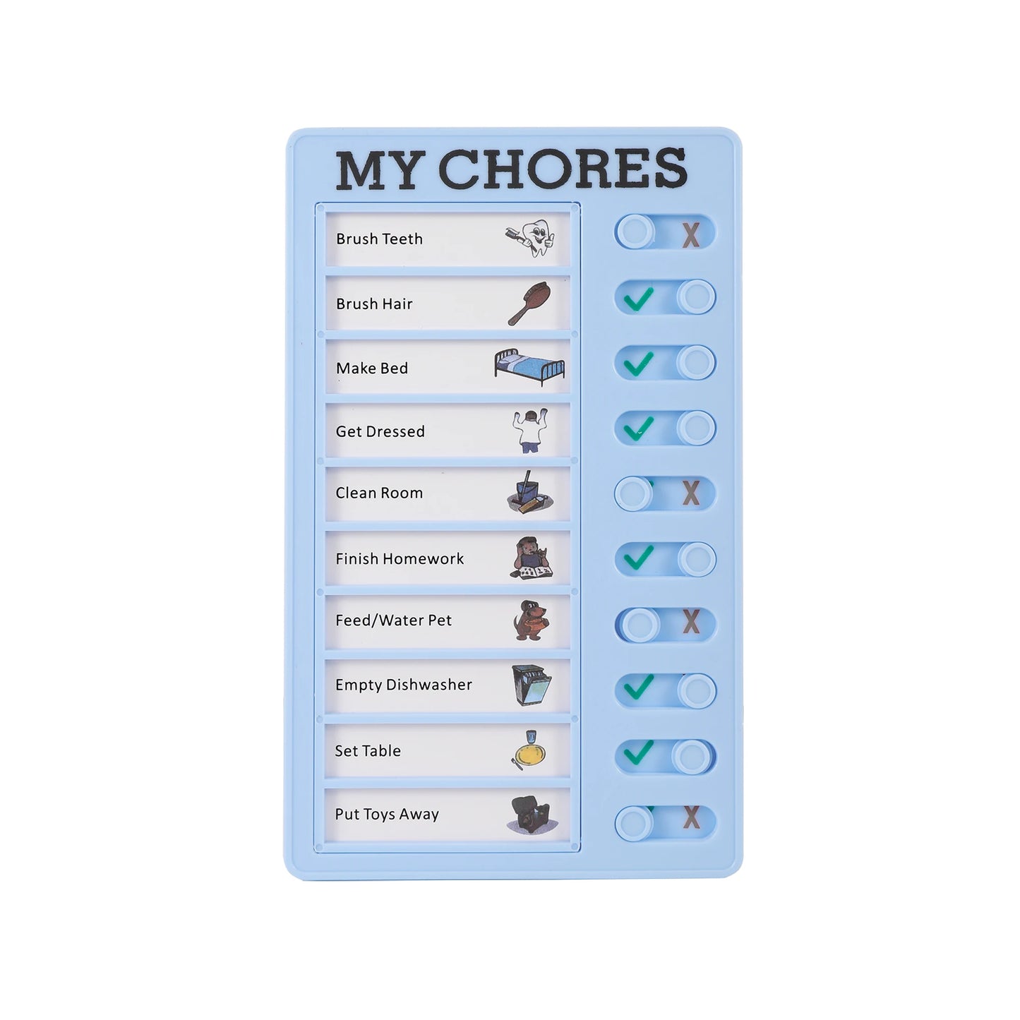 Reusable Chore Checklist Board