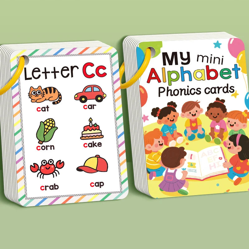 A-Z English Learning Flash Cards