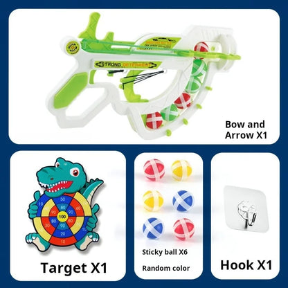Montessori Sticky Ball Dartboard Slingshot Target
