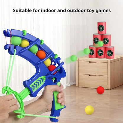 Montessori Sticky Ball Dartboard Slingshot Target