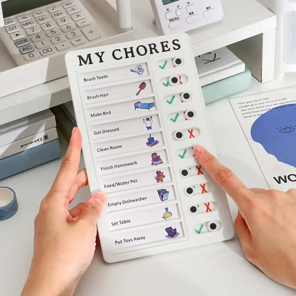 Reusable Chore Chart Memo Pad Daily Planner