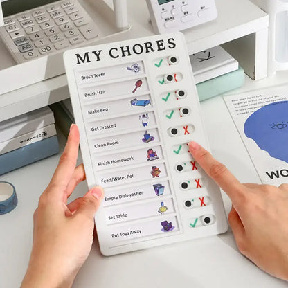 Reusable Chore Chart Memo Pad Daily Planner