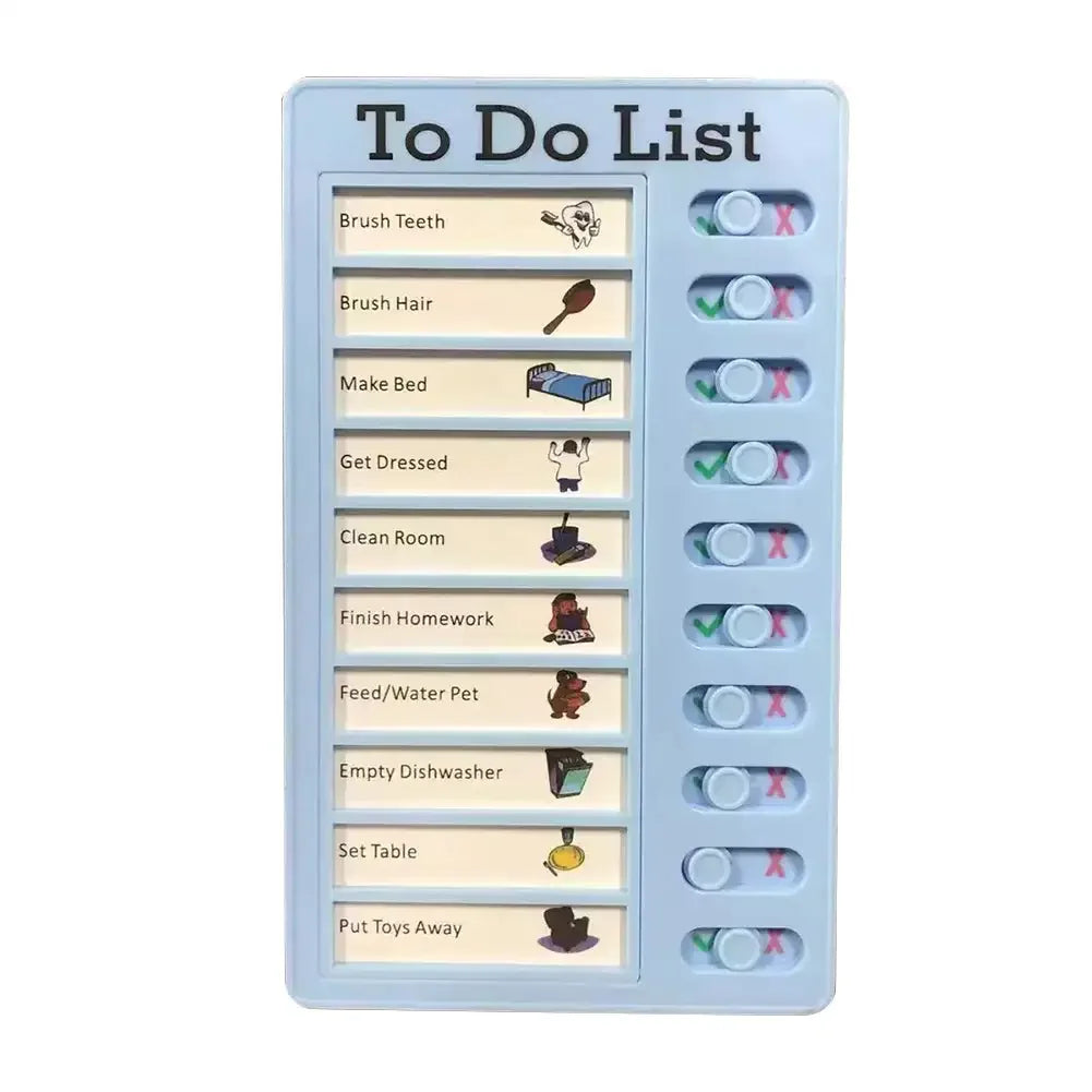 Reusable Chore Chart Memo Pad Daily Planner