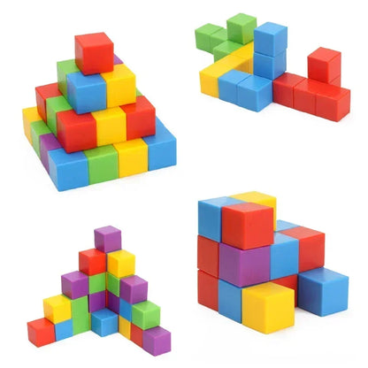 Rainbow Logic Stacking Blocks