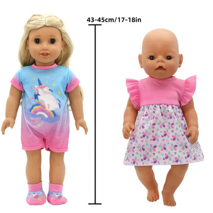 13-18 Inch Newborn Doll Outfit Set