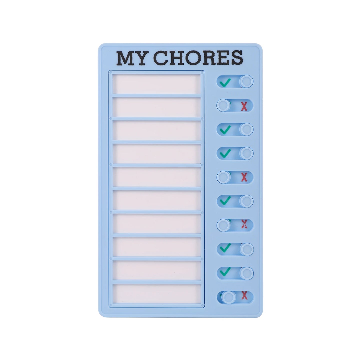 Reusable Chore Checklist Board
