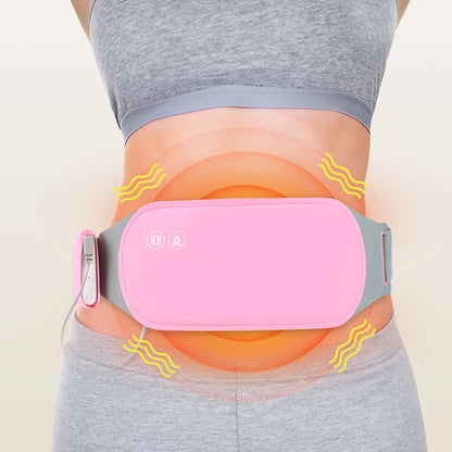 Electric Menstrual Heating Belt Cramp Relief Waist Massager
