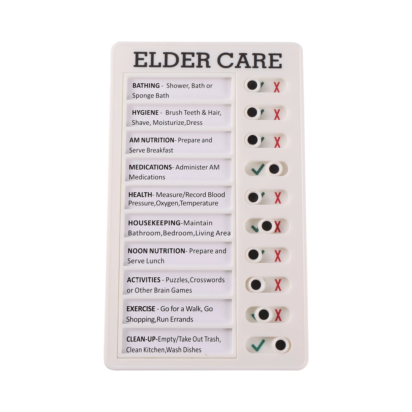 Reusable Chore Checklist Board