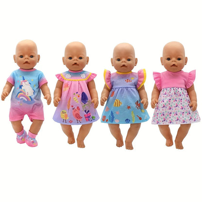 13-18 Inch Newborn Doll Outfit Set