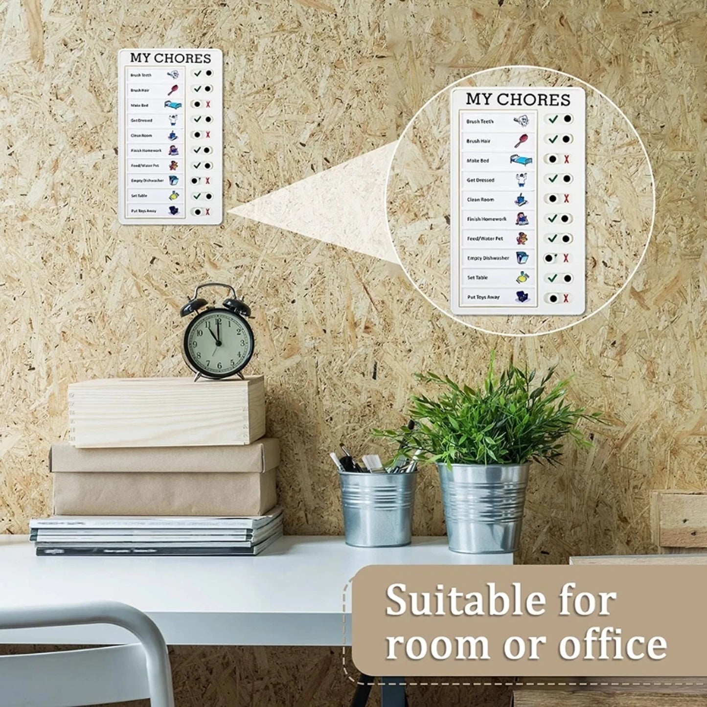 Reusable Chore Checklist Board