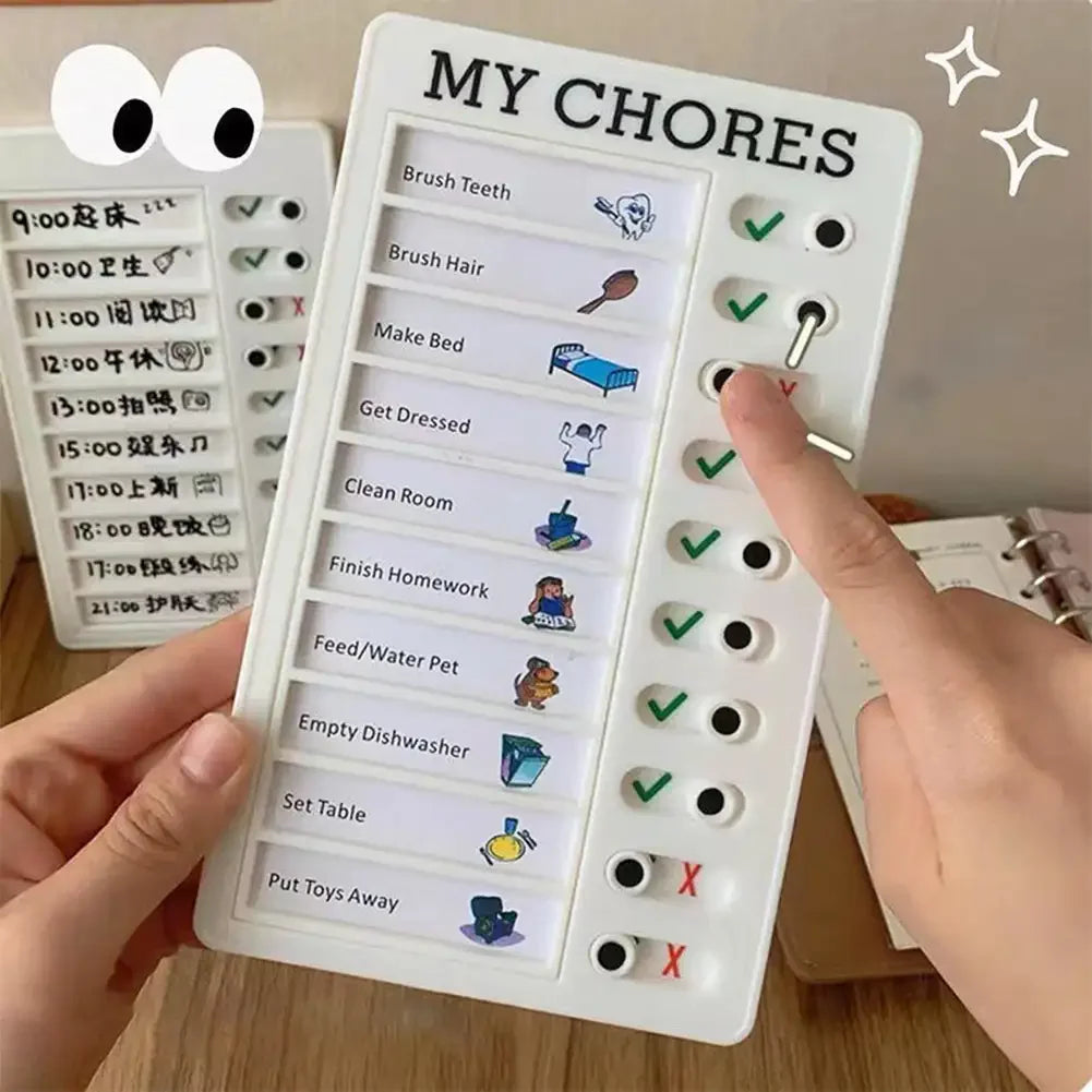Reusable Chore Chart Memo Pad Daily Planner