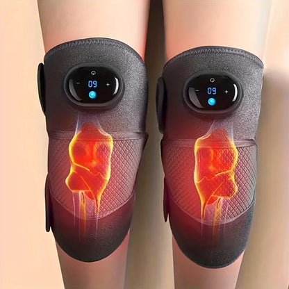 Heated Knee Massager Wrap Vibration