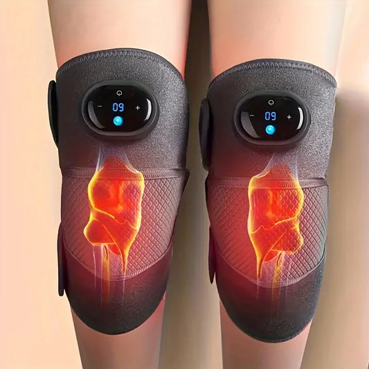 Heated Knee Massager Wrap Vibration