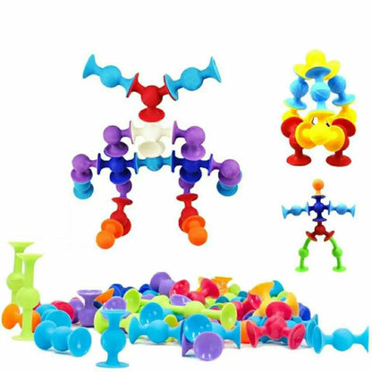 19PCS Suction Cup Building Blocks